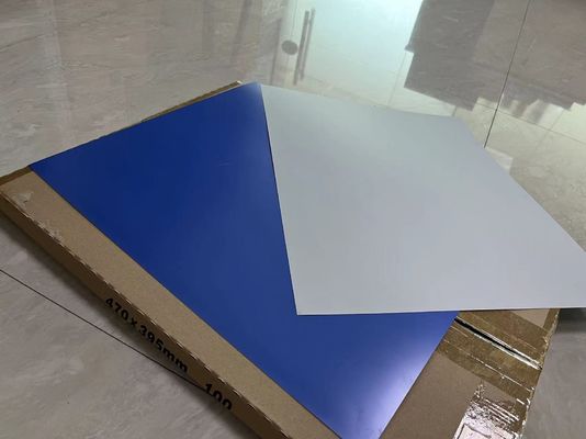 İşlemsiz CTP Baskı Tablası DOP Tablası 0.15mm-0.30mm Yüksek çözünürlüklü Ekolojik dostu Offset Baskı