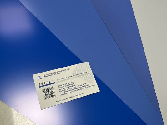 110-130 Mj/Cm2 Maruz kalma enerjisi 25±5s gelişim süresi için termal CTP plaka