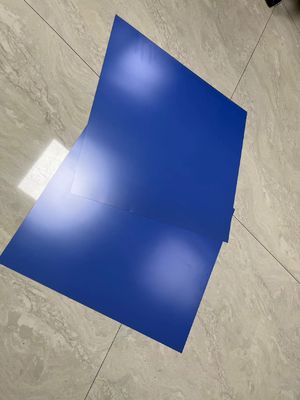 Ofset Baskı İçin 0.30mm Kalınlığında Mavi Alüminyum Tek Katmanlı CTP Baskı Kalıbı